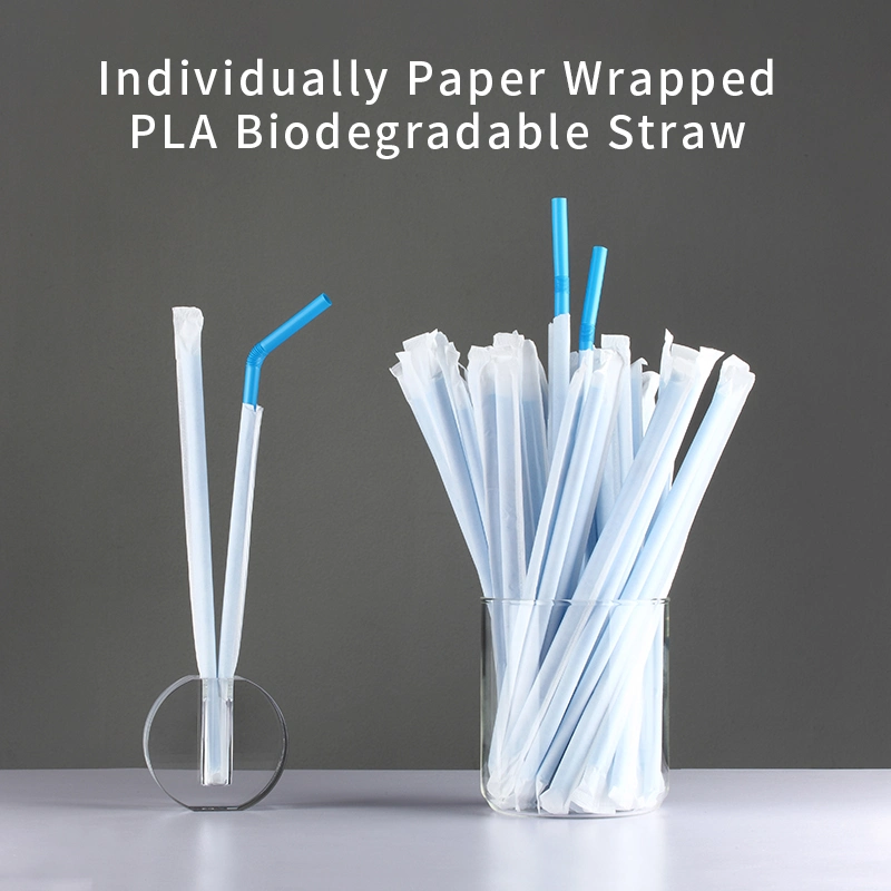 Biodegradable Compostable Eco-Friendly Disposable PLA Drinking Straws