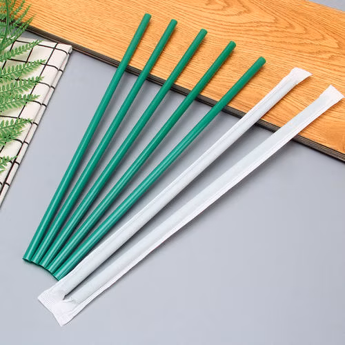 Компостируемая соломка PLA на основе кукурузного крахмала, Eco